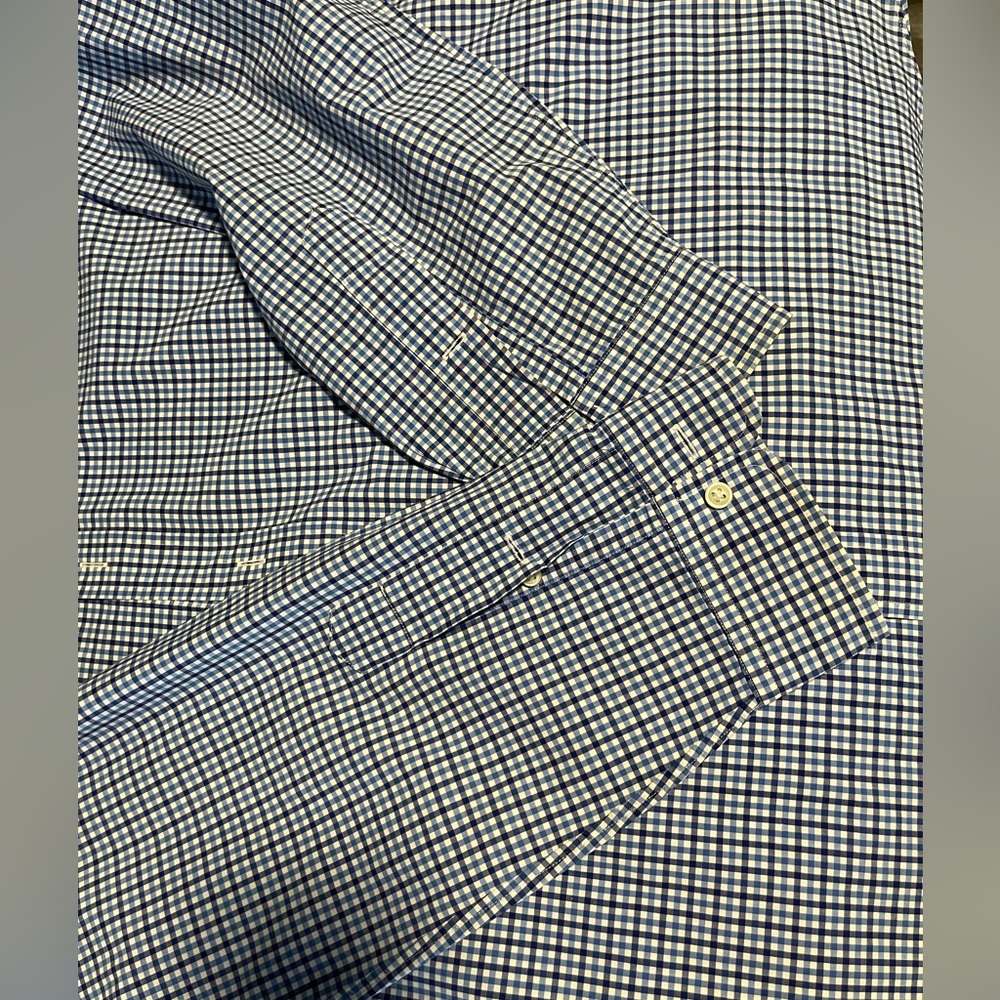 Men’s Ralph Lauren XXL small checkered button down dress shirt. - Picture 6 of 7